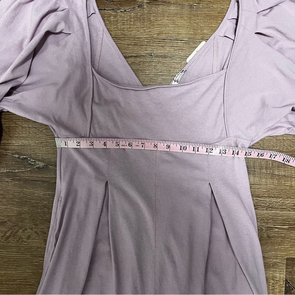 NWT Free People Lotta Love Romper Jumpsuit in Lavender Size Small - Picture 12 of 16